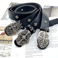 Chrome*Hearts Belt New Retro Belt Versatile Jeans Personalized Decorative Belt