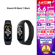 สมาร์ทวอทช์ Xiaomi Mi Band 7 Black นาฬิกาออกกำลังกาย วัดชีพจร นาฬิกา กันน้ำ นาฬิกา smart watch แท้ รับประกันศูนย์ไทย 1 ปี