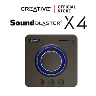 CREATIVE Sound Blaster X4 External USB Sound Card รองรับ 7.1/5.1 แท้ ควบคุมผ่าน App บนมือถือซาวด์การ