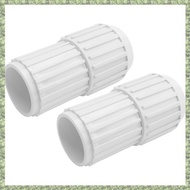 (F Y Z E) 2 Piece Pool Telescoping Pole Cam Lock Replacement, White EZ Lock Cam for Telescopic Swimm