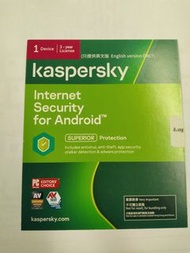 Kaspersky internet security for android 手機防毒3年 !包平郵