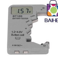 BAIHEE Digital Battery Checker, ABS Housing Universal Compatibility Digital Battery Tester, Small Si