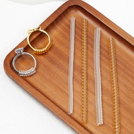 2PCS Ring Resizer Fit Almost Any Ring  Invisible Ring Size Adjuster Transparent Spiral Ring Spacer