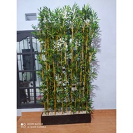 Bambu Partisi 2 Meter - Bambu Partisi Artificial - Bambu Partisi Penyekat Ruangan - Bambu Partisi Pl