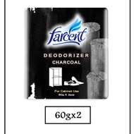 Farcent Deodorizer Shoe Cabinet Charcoal (60g x 2)
