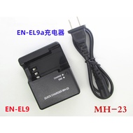 Suitable for Nikon D40 D40X D60 D3000 D5000 Camera EN-EL9a Battery Charger MH-23