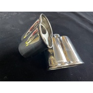 AKRAPOVIC TAIL PIPE EXHAUST OVAL TWIN HOLE / TWIN TIP / ARK TWIN HOLE