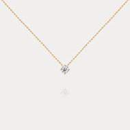 Crown | 0.10ct-0.20ct 經典四爪鑲 八心八箭 天然鑽石18K項鍊