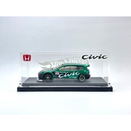 Hot Wheels 2026 Super Treasure Hunt STH HONDA CIVIC Loose With Custom Made Acrylic Showcase