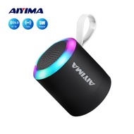 AIYIMA Audio Portable Mini Speaker LED Wireless Bluetooth 5.0 Waterproof Music Sound Speakers DIY