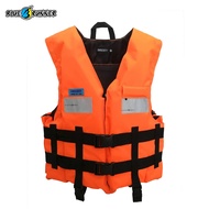 เสื้อชูชีพ Blue runner Life Jacket 100N แบบไม่มีปก มาตรฐานกรมเจ้าท่า ผ้าไนล่อนอ๊อกฟอร์ด 420D พร้อมนก