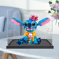 Dinis Stitch Acrylic Display Box Suitable for Lego43249 Transparent Dustproof Box Large Figure Stora