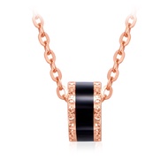 CHOW TAI FOOK 18K 750 Rose Gold Necklace E127987