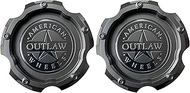 Matte Black Wheel Center Cap Hub Cap 5470-51397-U4B for American Outlaw 2PCS