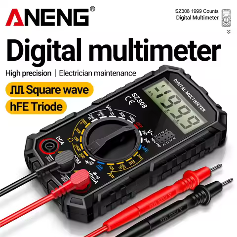 ANENG SZ308 High-Precision Multi-function Voltage Current Resistance Multimeter Tester Tools 1999 Co