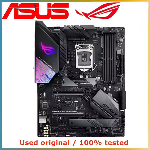 For ASUS ROG Strix Z390-E Gaming LGA 1151 Z390E Intel Z390 SATA 6Gb/s ATX Intel Motherboard