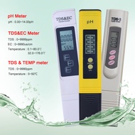 RCYAGO Digital 1pcs pH Meter + 1pcs TDS/EC Meter Temperature Conductivity Analyzer with backlight
