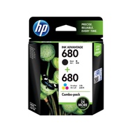 Dakwat Printer, Catridge HP 680 COMBO PACK INK CARTRDIGE 100% ORIGINAL