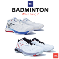 [ลิขสิทธิ์แท้] MIZUNO Badminton WAVE FANG 2 รองเท้าแบตมินตัน หน้ากว้าง มิซูโน่ แท้