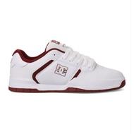 Sale dc central leather men's sneaker original men's casual shoes - white