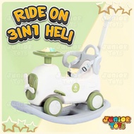 Mobil Anak Bisa Dinaiki 3in1 Multifungsi Pesawat Rocking Car Dorongan Ride On Plane Toys