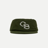 GOERS STUDIO SIGNATURE PILLBOX HAT - GREEN & BEige