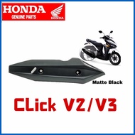 → ﹊ ✱ exhaust cover CLICK V2/V3 matte black yamaha parts