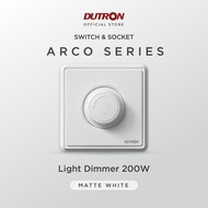 DUTRON ARCO Series White Dimmer Switch Light Dimmer/ Light Dimmer Switch/