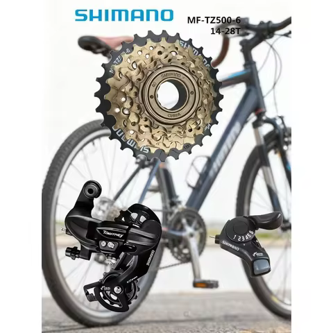 SHIMANO Tourney 6v 7v Groupset 6/7 Speed SL TX30 Shifters RD TY300 Rear Derailleur MF TZ500 Freewhee