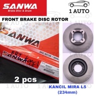 SANWA FRONT BRAKE DISC ROTOR 1 pair KANCIL MIRA L5 234mm double layer