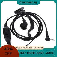 Walkie Talkie Headset G Shaped 1pin 2.5mm Jack PTT Mic Earpiece Accessories for Motorola T6200 TKLR 