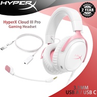 HyperX Cloud III DTS X-Spatial Audio Wired Gaming Headset Black-Red White-Pink HyperX Cloud 3