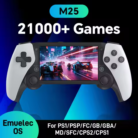 M25 Retro Handheld Game Console Emuelec OS with 21000+Games&20+Emulators for PS1/PSP/FC/GB/GBA/MD 4.