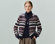 【費爾島絨感重工】法式簡約 羊毛混紡/針織毛衣