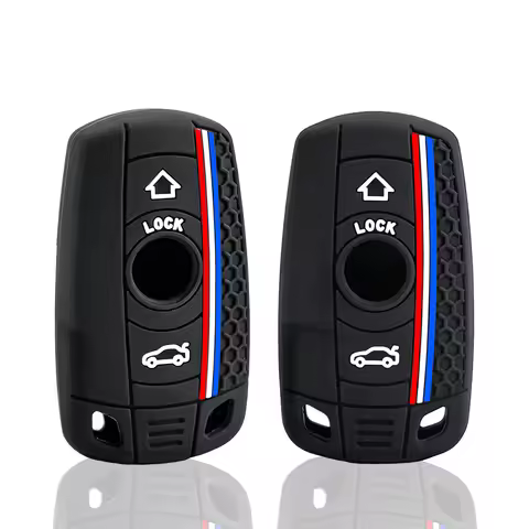 Silicone Car Remote Key Case Cover For BMW E90 E60 E70 E87 3 5 6 Series M3 M5 X1 X5 X6 Z4 E71 E72 E8
