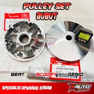 Rumah Roler Beat Fi Pully Custom Beat Karburator Pulley Bubut Puli Kipas Set Kirian Rumah Roler Hond