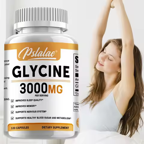 Glycine Capsules - Improve Sleep Quality and Suppress Appetite, Promote Deep Sleep