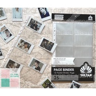 Sultan Sleeve A4 10P Page A4 10 Pocket Ring Binder Album Kpop Sleeve Binder Business Card ID Card Go