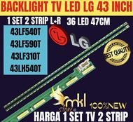 BACKLIGHT TV LED LG 43 INCH 43LF540T-43LF590T-43LF310T-43LH540T