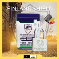 [VERSION 3] PADLOCK FINLAND SHIELD ANTI CUT HIGH GRADE LOCK MOTOR Y15 Y16 125ZR LC135 MT150 RXZ EX5