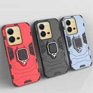 Cho Bìa Vivo v25e trường hợp đối với Vivo v25e toàn bộ chống sốc mới PC Ring Magnetic chủ bìa cho Vi