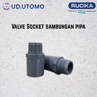 OUTER THREAD SOCKET 1" x 3/4" Inch 1/2" Inch OUTER THREAD SOCKET/ 1 x 3/4" & 1/2"