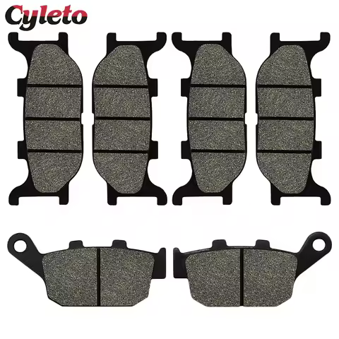 Cyleto Motorcycle Parts Front or Rear Brake Pads for Yamaha FZ6R 2009-2017 XJ6N XJ6F XJ6S XJ6 XJ600