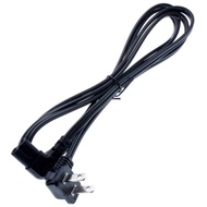 【New-store】 Iec 320 C7 To 2pin Plug Power Cord For Tcl Tv C7 Right Angled 90 Degree Socket To 2pin E
