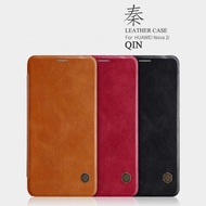 Nillkin Flip Leather Case Huawei Nova 2i / Huawei Mate 10 Lite - Red Qin Flip Cover