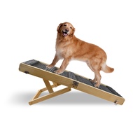 Foldable Wooden Dog Ladder Steps Cat Dog Bed Climbing Folding Ladder Ramp Adjustable Pet Wooden Stai