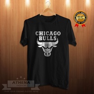 TSHIRT SHORT SLEEVE O-NECK BASKETBALL CHICAGO BULLS 3 QUALITY DISTRO BESTSELLER