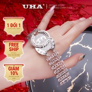 Lắc Tay Nữ Mạ Vàng 18k Sang Trọng UHA L3782113A-345