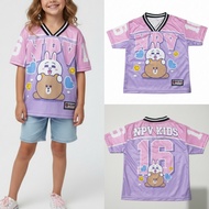 Girls' Short Sleeve Jersey T-Shirts / Kids' T-Shirts Kids' T-Shirts Ages 3-7 Years Kids' Jersey T-Sh