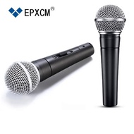 Metal DQ58 cardioid Dynamic Microphone For Stage Singing Professional Wired Microphone for Karaoke Recording Vocal